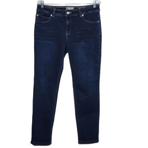 Chico's So Slimming Mid-Rise Dark Wash Skinny Jeans, Size 1 (Med/8)